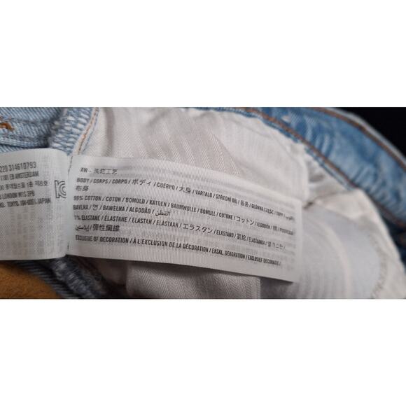 Abercrombie & Fitch Women's the 90's Straight Ultra High Rise Jeans Sz. 22 plus - Picture 7 of 7